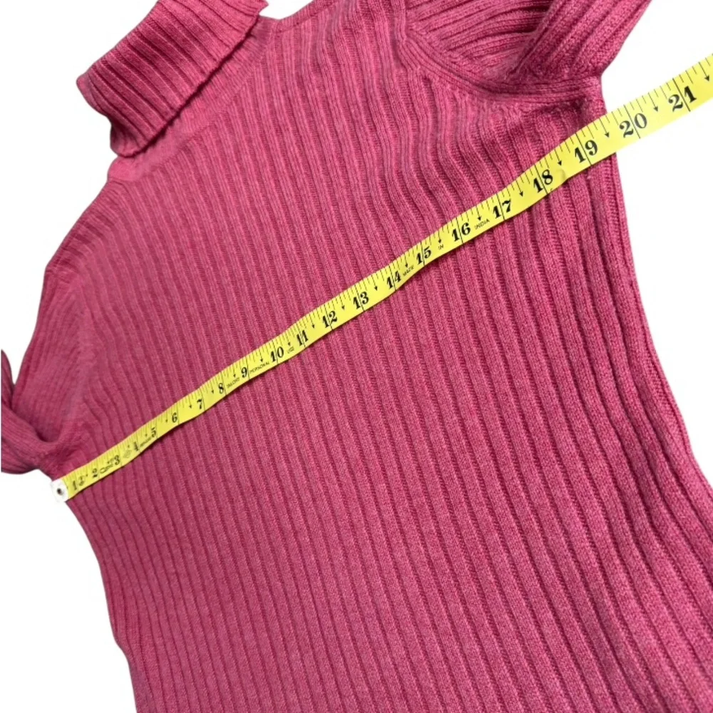 Johnston’s of Elgin Scotland Cashmere Roll-Collar Turtleneck Jumper Sweater 38/L